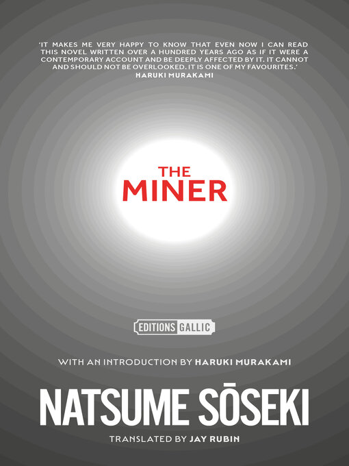 Title details for The Miner by Natsume Soseki - Available